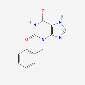 3-BENZYL-1H-PURINE-2,6(3H,7H)-DIONE structure, CAS 19844-93-0