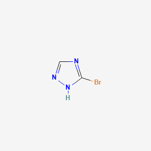 3-BROMO-1H-1,2,4-TRIAZOLE structure, CAS 7343-33-1