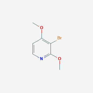 3-BROMO-2,4-DIMETHOXYPYRIDINE structure, CAS 96246-00-3