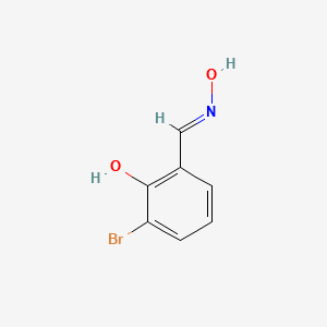 3-BROMO-2-HYDROXYBENZALDEHYDE OXIME structure, CAS 28177-82-4
