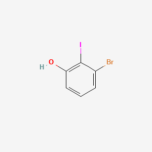 3-BROMO-2-IODOPHENOL structure, CAS 855836-52-1