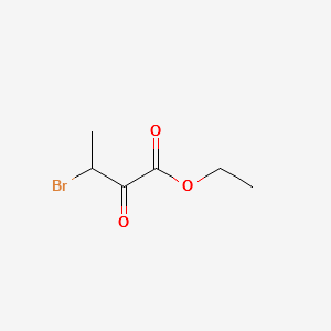 3-BROMO-2-OXO-BUTYRIC ACID ETHYL ESTER structure, CAS 57332-84-0