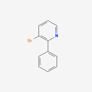 3-BROMO-2-PHENYLPYRIDINE structure, CAS 91182-50-2