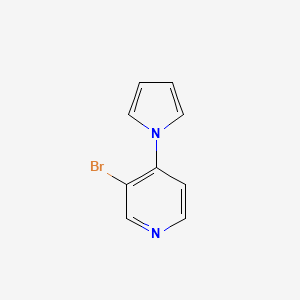 3-BROMO-4-(1H-PYRROL-1-YL)PYRIDINE structure, CAS 1019117-09-9