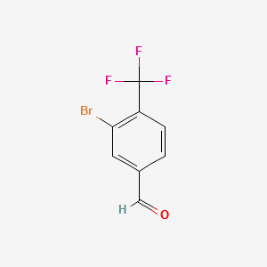 3-BROMO-4-(TRIFLUOROMETHYL)BENZALDEHYDE structure, CAS 372120-55-3
