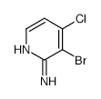 3-BROMO-4-CHLOROPYRIDIN-2-AMINE structure, CAS 221297-82-1