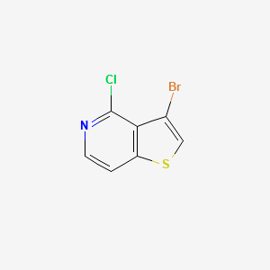 3-BROMO-4-CHLOROTHIENO[3,2-C]PYRIDINE structure, CAS 29064-82-2