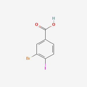 3-BROMO-4-IODOBENZOIC ACID structure, CAS 249647-25-4