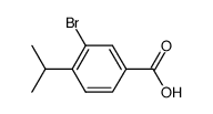 3-BROMO-4-ISOPROPYLBENZOIC ACID structure, CAS 99070-17-4
