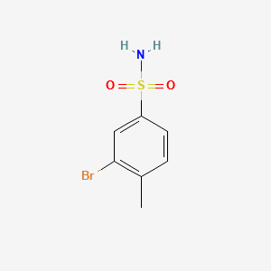 3-BROMO-4-METHYLBENZENESULFONAMIDE structure, CAS 210824-69-4