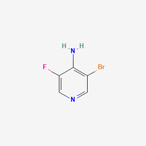 3-BROMO-5-FLUOROPYRIDIN-4-AMINE structure, CAS 1214326-89-2