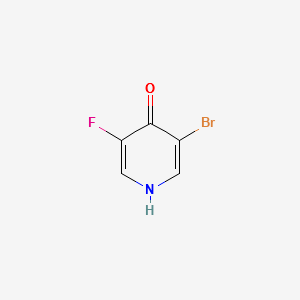 3-BROMO-5-FLUOROPYRIDIN-4-OL structure, CAS 1214342-60-5