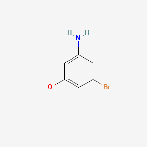 3-BROMO-5-METHOXYANILINE structure, CAS 16618-68-1