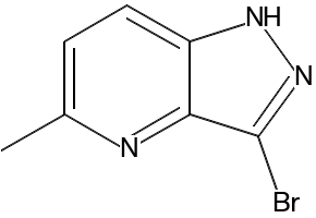 3-BROMO-5-METHYL-1H-PYRAZOLO[4,3-B]PYRIDINE structure, CAS 52090-78-5