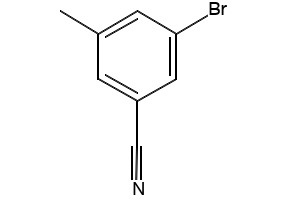 3-BROMO-5-METHYLBENZONITRILE structure, CAS 124289-21-0