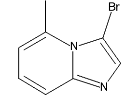 3-BROMO-5-METHYLIMIDAZO[1,2-A]PYRIDINE structure, CAS 5857-47-6