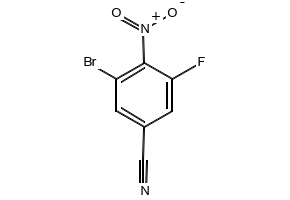 3-BROMO-5-NITROBENZONITRILE structure, CAS 49674-15-9