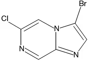 3-BROMO-6-CHLOROIMIDAZO[1,2-A]PYRAZINE structure, CAS 1214875-36-1