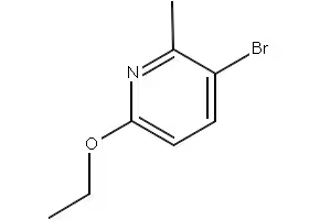 3-BROMO-6-ETHOXY-2-METHYLPYRIDINE structure, CAS 610278-93-8