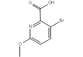 3-BROMO-6-METHOXYPICOLINIC ACID structure, CAS 1196147-56-4