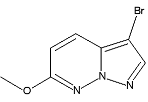 3-BROMO-6-METHOXYPYRAZOLO[1,5-B]PYRIDAZINE structure, CAS 1246552-73-7