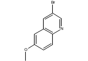 3-BROMO-6-METHOXYQUINOLINE structure, CAS 14036-96-5