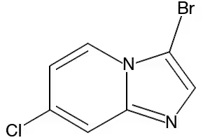 3-BROMO-7-CHLOROIMIDAZO[1,2-A]PYRIDINE structure, CAS 342613-67-6