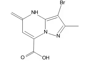 3-BROMO-7-CYCLOHEXYL-2,5-DIMETHYLPYRAZOLO[1,5-A]PYRIMIDINE structure, CAS 1263286-18-5