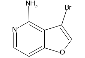 3-BROMOFURO[3,2-C]PYRIDIN-4-AMINE structure, CAS 799293-73-5