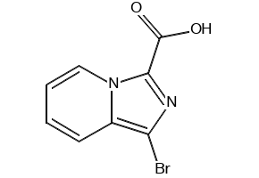 3-BROMOIMIDAZO[1,5-A]PYRIDINE-1-CARBOXYLIC ACID structure, CAS 1119512-48-9