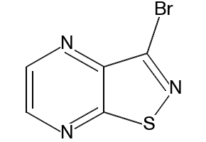 3-BROMOISOTHIAZOLO[4,5-B]PYRAZINE structure, CAS 907597-26-6