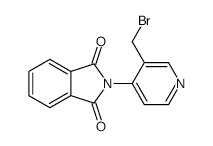 3-BROMOMETHYL-4-PHTHALIMIDO-PYRIDINE structure, CAS 954240-74-5