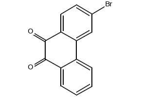 3-BROMOPHENANTHRENE-9,10-DIONE structure, CAS 13292-05-2