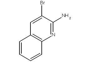 3-BROMOQUINOLIN-2-AMINE structure, CAS 36825-31-7