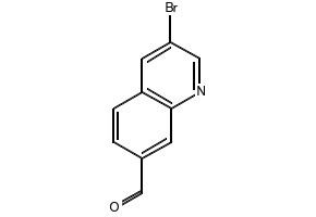 3-BROMOQUINOLINE-7-CARBALDEHYDE structure, CAS 1259224-17-3