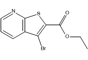 3-BROMOTHIENO[2,3-B]PYRIDINE-2-CARBONITRILE structure, CAS 72832-27-0