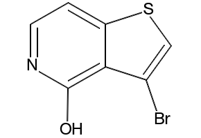 3-BROMOTHIENO[3,2-C]PYRIDIN-4(5H)-ONE structure, CAS 799293-83-7