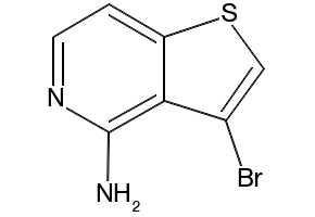 3-BROMOTHIENO[3,2-C]PYRIDIN-4-AMINE structure, CAS 799293-85-9