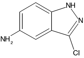 3-CHLORO-1H-INDAZOL-5-AMINE structure, CAS 41330-49-8