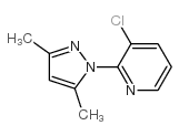 3-CHLORO-2-(3,5-DIMETHYL-1H-PYRAZOL-1-YL)PYRIDINE structure, CAS 1150164-90-1