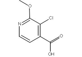 3-CHLORO-2-METHOXYISONICOTINIC ACID structure, CAS 1211584-06-3