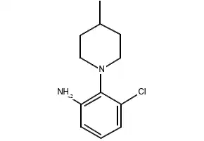 3-CHLORO-4-(3-METHYLPIPERIDIN-1-YL)ANILINE structure, CAS 893750-70-4