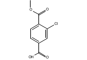3-CHLORO-4-(METHOXYCARBONYL)BENZOIC ACID structure, CAS 55737-77-4