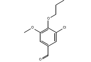 3-CHLORO-4-PROPOXYBENZALDEHYDE structure, CAS 99070-71-0