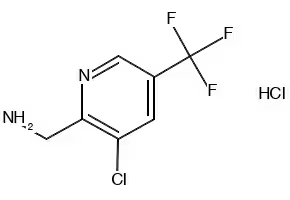 3-CHLORO-5-(TRIFLUOROMETHYL)-2-PYRIDYL]METHYLAMINE HYDROCHLORIDE structure, CAS 326476-49-7
