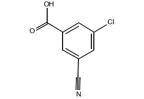 3-CHLORO-5-CYANOBENZOIC ACID structure, CAS 327056-71-3