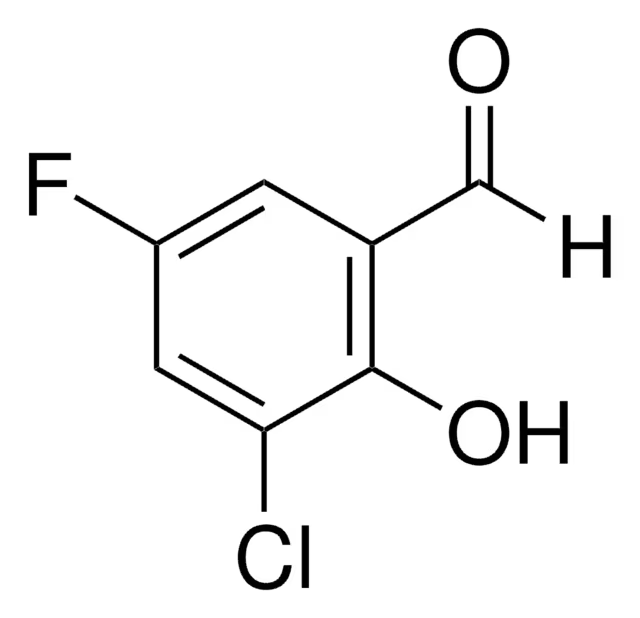 3-CHLORO-5-FLUORO-2-HYDROXYBENZALDEHYDE structure, CAS 82128-69-6