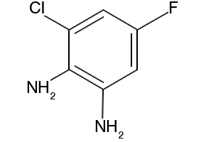 3-CHLORO-5-FLUOROBENZENE-1,2-DIAMINE structure, CAS 153505-33-0