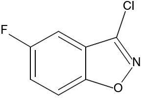 3-CHLORO-5-FLUOROBENZO[D]ISOXAZOLE structure, CAS 178747-50-7