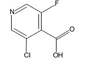 3-CHLORO-5-FLUOROISONICOTINIC ACID structure, CAS 514798-03-9